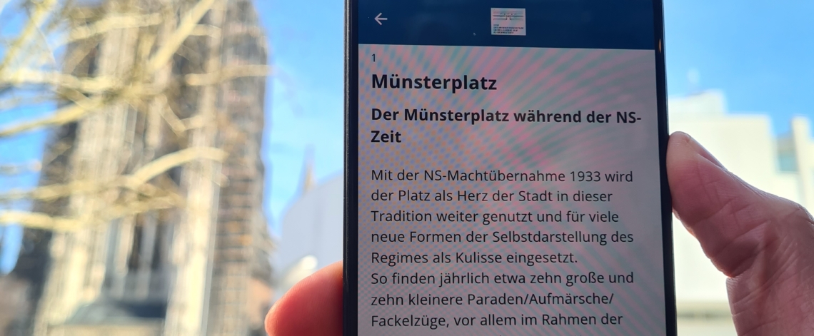 Förderprojekt: Apping history. Ulm und der Nationalsozialismus